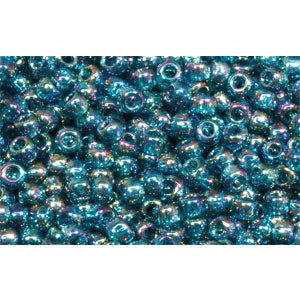 cc167bd - perles de rocaille Toho 11/0 trans-rainbow teal (10g)