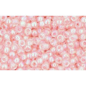 cc171 - perles de rocaille Toho 11/0 dyed rainbow ballerina pink (10g)