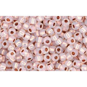Achat cc741 - perles de rocaille Toho 11/0 copper lined alabaster (10g)