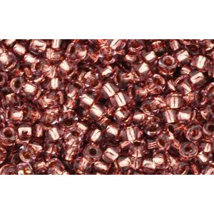 cc746 - perles de rocaille Toho 11/0 copper lined light amethyst (10g)