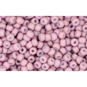 cc765 - perles de rocaille Toho 11/0 opaque pastel frosted plumeria (10g)