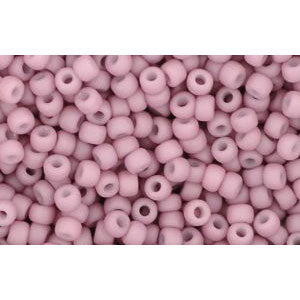 cc766 - perles de rocaille Toho 11/0 opaque pastel frosted light lilac (10g)