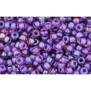 Achat cc928 - perles de rocaille Toho 11/0 rainbow rosaline/opaque purple (10g)