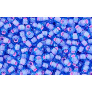 cc938 - perles de rocaille Toho 11/0 aqua/ pink (10g)