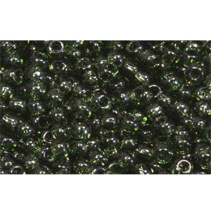 cc940 - perles de rocaille Toho 11/0 transparent olivine (10g)