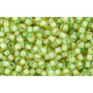 cc945 - perles de rocaille Toho 11/0 jonquil/ mint julep (10g)