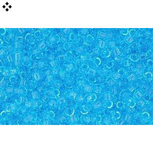cc3 - perles de rocaille Toho 15/0 transparent aquamarine (5g)