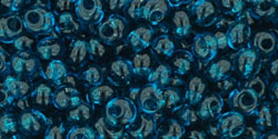 cc7bd - perles Toho magatama 3mm transparent capri blue (10g)