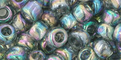cc176b - perles de rocaille Toho 3/0 trans rainbow grey (10g)