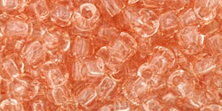 cc11 - perles de rocaille Toho 6/0 transparent rosaline (10g)