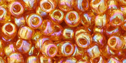 Achat cc162c - perles de rocaille Toho 6/0 transparent rainbow topaz (10g)