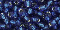 Achat cc35 - perles de rocaille Toho 6/0 silver lined sapphire (10g)