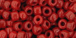 cc45a - perles de rocaille Toho 6/0 opaque cherry (10g)