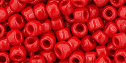 Achat cc45 - perles de rocaille Toho 6/0 opaque pepper red (10g)