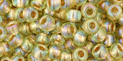 Achat cc998 - perles de rocaille Toho 6/0 gold lined rainbow light jonquil (10g)