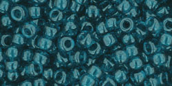 cc7bd - perles de rocaille Toho 8/0 transparent capri blue (10g)