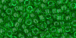 cc7 - perles de rocaille Toho 8/0 transparent peridot (10g)
