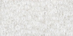 cc101 - perles de rocaille Toho 11/0 trans lustered crystal (10g)