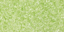 cc15 - perles de rocaille Toho 11/0 transparent citrus spritz (10g)