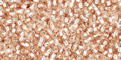 cc31 - perles de rocaille Toho 15/0 silver lined rosaline (5g)