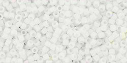 cc41 - perles de rocaille Toho 15/0 opaque white (5g)