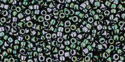Achat cc89 - perles de rocaille Toho 15/0 métallic moss (5g)