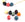 Vente au détail Perles Polygone Résine Couleurs Mixées 12mm, trou 2mm (7)