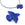 Grossiste en Perle résine bleu oiseau aigle condor 29x24mm -Trou : 1mm (1)