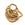 Vente au détail Perles Rondes Verre à Facettes Bronze Doré 3mm, Trou: 0.5mm (1fil)