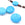 Vente au détail Perle Ovale Bombée Turquoise imitation  2.9x2.5cm Trou 1.8mm (1)