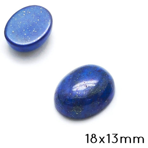 Achat Cabochon Ovale Lapis Lazuli Naturel 18x13mm (1)