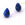 Vente au détail Pendentif Perle Goutte Lapis lazuli Facettes 14x9mm Trou : 0.8mm (1)