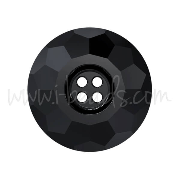 Bouton Swarovski 3008 jet 14mm (1)