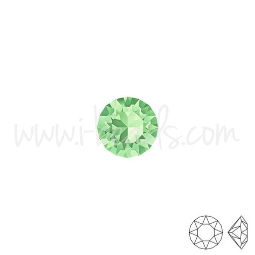 Achat Cristal Swarovski 1088 xirius chaton chrysolite 4mm-pp31-SS19 (10)