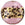 Vente au détail Perle de Murano bombée léopard rose 30mm (1)