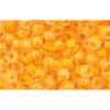 cc801 - perles de rocaille Toho 8/0 luminous neon tangerine (10g)