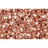 cc740 - perles de rocaille Toho 8/0 copper lined crystal (10g)