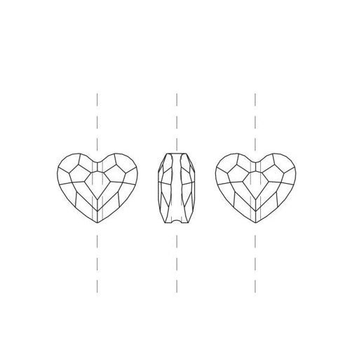 Achat Swarovski 5741 Love bead blush rose 8mm (2)