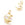 Grossiste en Charm, pendentif en laiton doré or fin qualité 18K Lune avec strass en zircon 7mm (1)