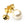 Vente au détail Boucles d'oreilles Clou pour perles à monter 8mm métal doré à l'or fin qualité (2)