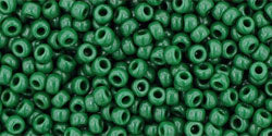 cc47H - Toho beads 15/0 round Opaque pin green (5gr)