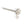Grossiste en Boucles d'oreilles Clou boule et anneau laiton argenté 4x12.5mm (10)