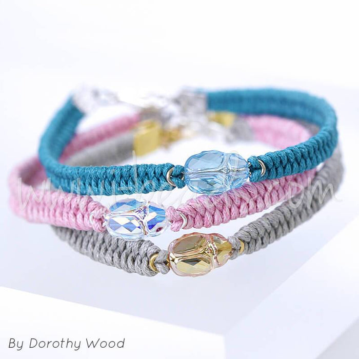 DIY bracelets scarab by Dorothy Wood