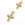 Grossiste en Charm, pendentif croix en boules en laiton doré or fin qualité-12mm (1)