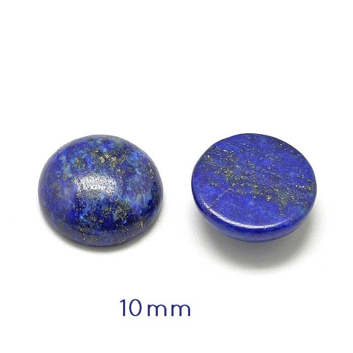 Cabochon rond Lapis Lazuli 10mm (1)