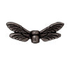 Perle ailes de libellule métal plaqué gunmétal 20mm (1)