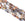 Vente au détail Perles forme nugget arrondi Agate rayée app 5-10mm, trou 0.8mm (1 rang)