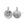 Vente au détail Pendentif charm lettre S Argenté vieilli 11mm (1)