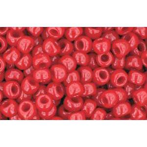 Achat cc45 - perles de rocaille Toho 8/0 opaque pepper red (10g)