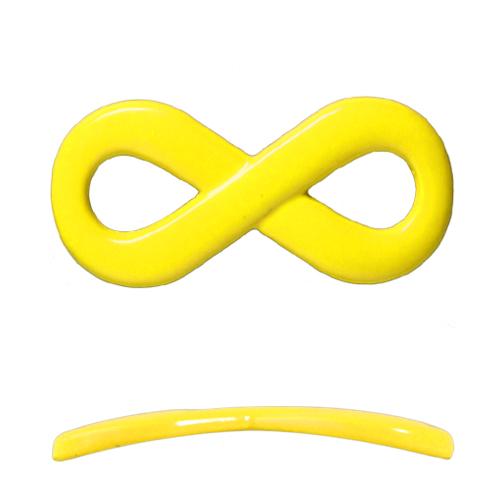 lien infini pour bracelet jaune 20x35mm (1)